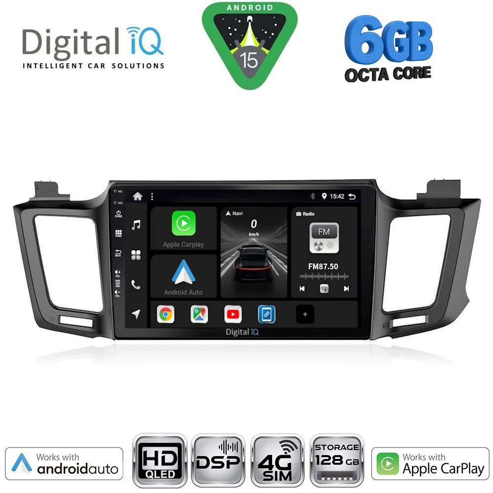 Φωτογραφία προϊόντος: DIGITAL IQ BXF 17733_CPAA (10inc) MULTIMEDIA TABLET for TOYOTA RAV 4 mod. 2013-2019