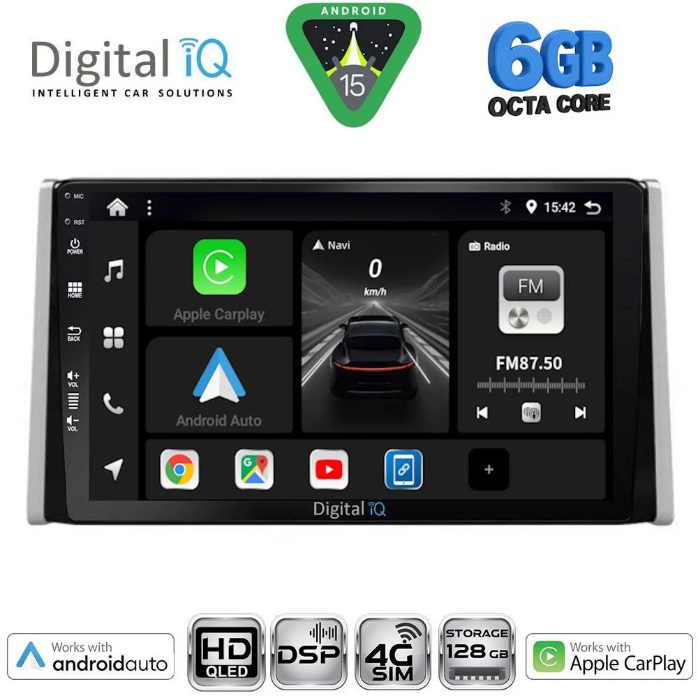 Φωτογραφία προϊόντος: DIGITAL IQ BXF 17734_CPAA (10inc) MULTIMEDIA TABLET for TOYOTA RAV 4 mod. 2019-2025