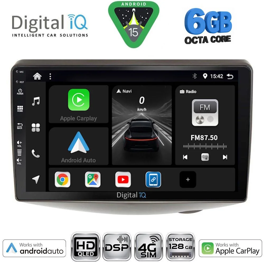 Φωτογραφία προϊόντος: DIGITAL IQ BXF 17735_CPAA DASH (9inc) MULTIMEDIA TABLET for TOYOTA YARIS mod. 1999-2006