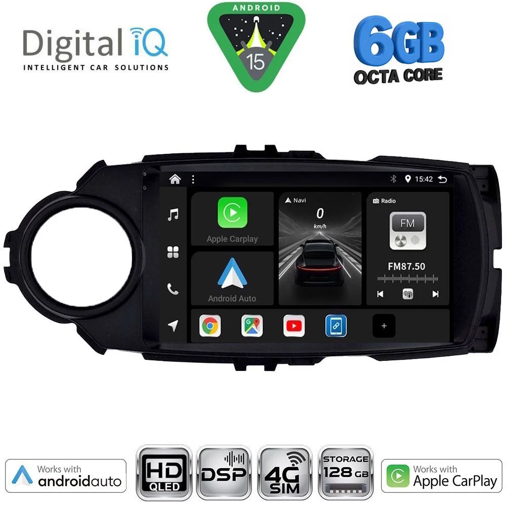 Φωτογραφία προϊόντος: DIGITAL IQ BXF 17737FL_CPAA (9inc) MULTIMEDIA TABLET for TOYOTA YARIS mod. 2015-2020