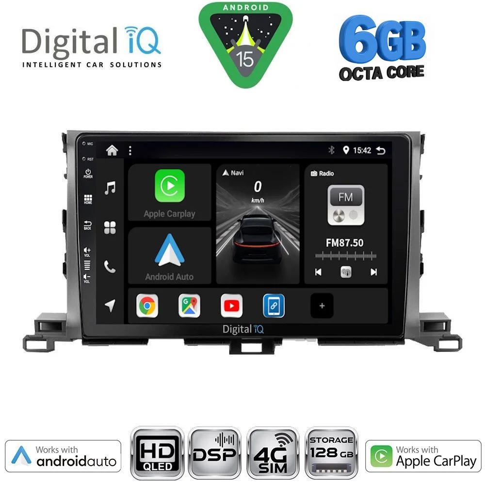 Φωτογραφία προϊόντος: DIGITAL IQ BXF 17700_CPAA (10inc) MULTIMEDIA TABLET for TOYOTA HIGHLANDER mod. 2014-2019