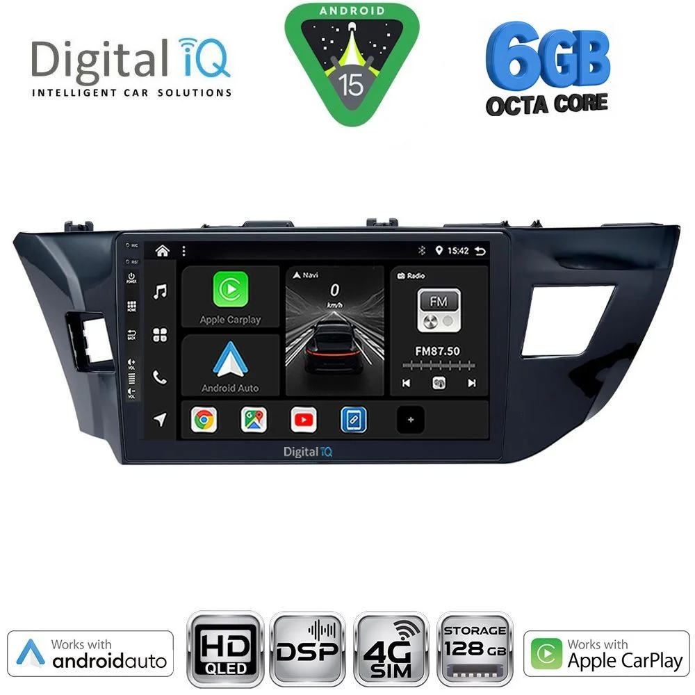 Φωτογραφία προϊόντος: DIGITAL IQ BXF 17714MD_CPAA (10inc) MULTIMEDIA TABLET for TOYOTA COROLLA mod. 2013-2016