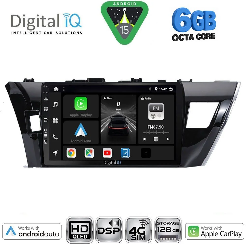 Φωτογραφία προϊόντος: DIGITAL IQ BXF 17714SM_CPAA (10inc) MULTIMEDIA TABLET for TOYOTA COROLLA mod. 2013-2016