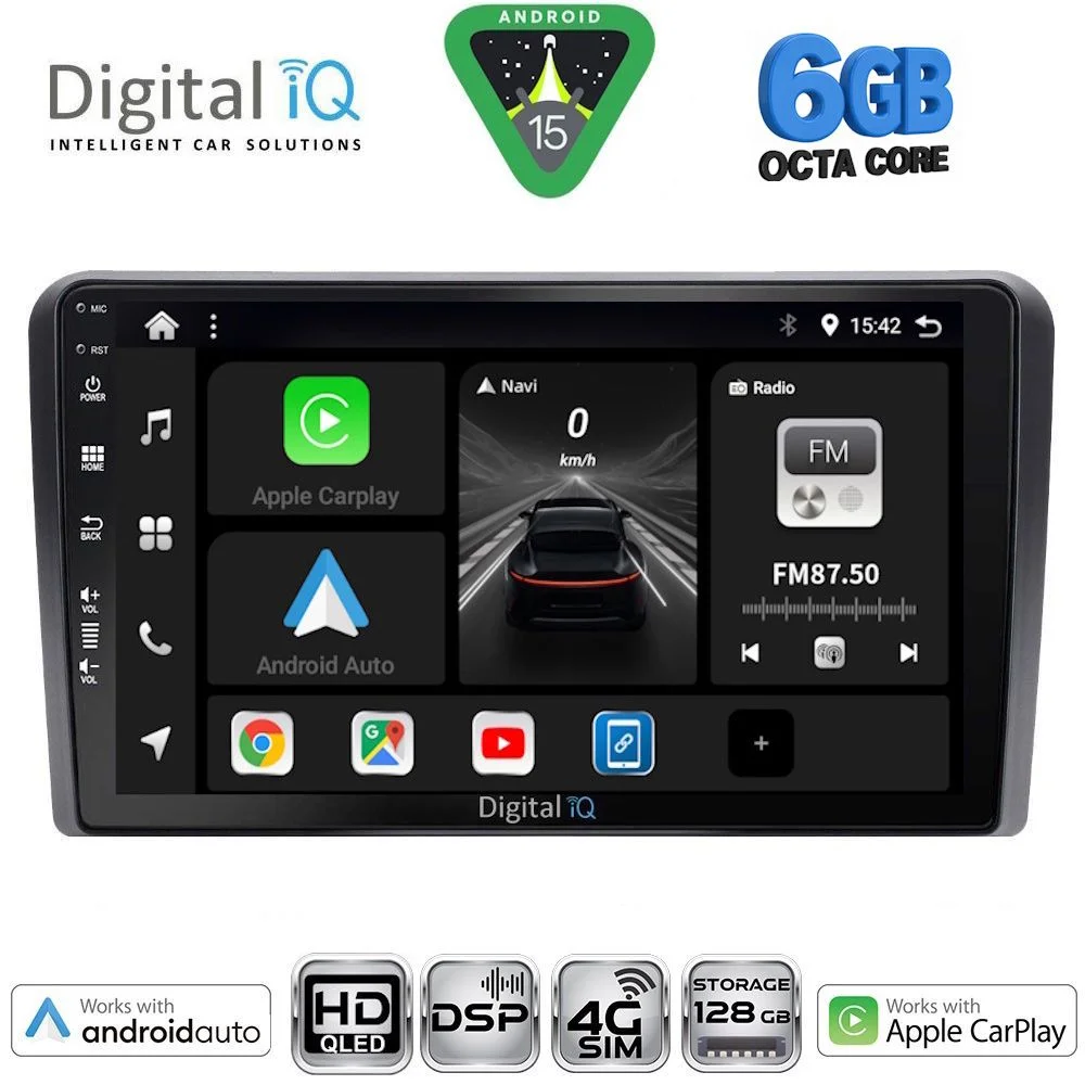 Φωτογραφία προϊόντος: DIGITAL IQ BXF 17003_CPAA (9inc) MULTIMEDIA TABLET for AUDI A3 mod. 2003-2012