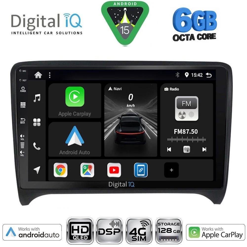 Φωτογραφία προϊόντος: DIGITAL IQ BXF 17009_CPAA (9inc) MULTIMEDIA TABLET for AUDI TT mod. 2007-2015