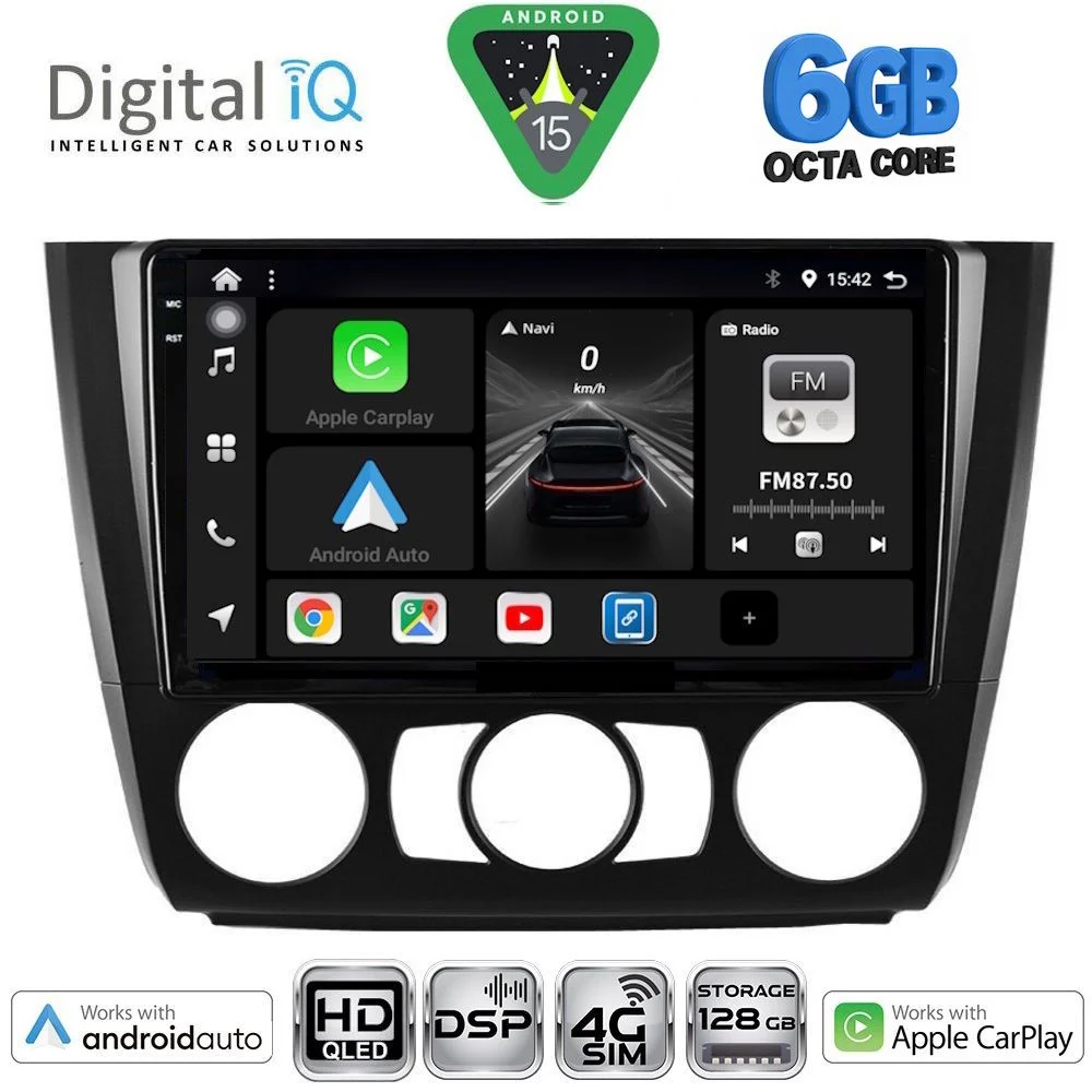 Φωτογραφία προϊόντος: DIGITAL IQ BXF 17040_CPAA A/C (9inc) MULTIMEDIA TABLET for BMW S.1 (E81-82-87-88) mod. 2004-2013