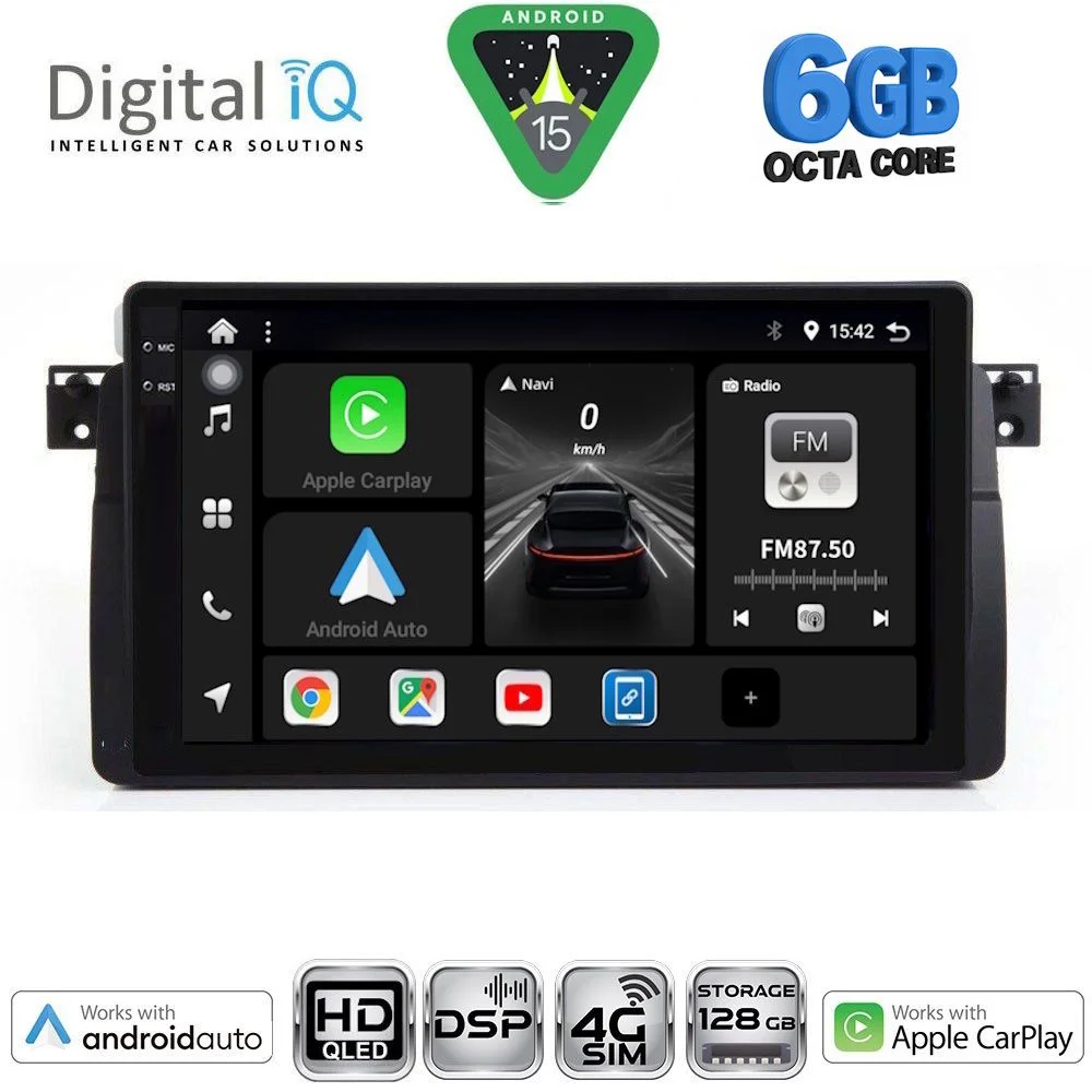 Φωτογραφία προϊόντος: DIGITAL IQ BXF 17042_CPAA (9inc) MULTIMEDIA TABLET for BMW E46 mod. 1998-2005