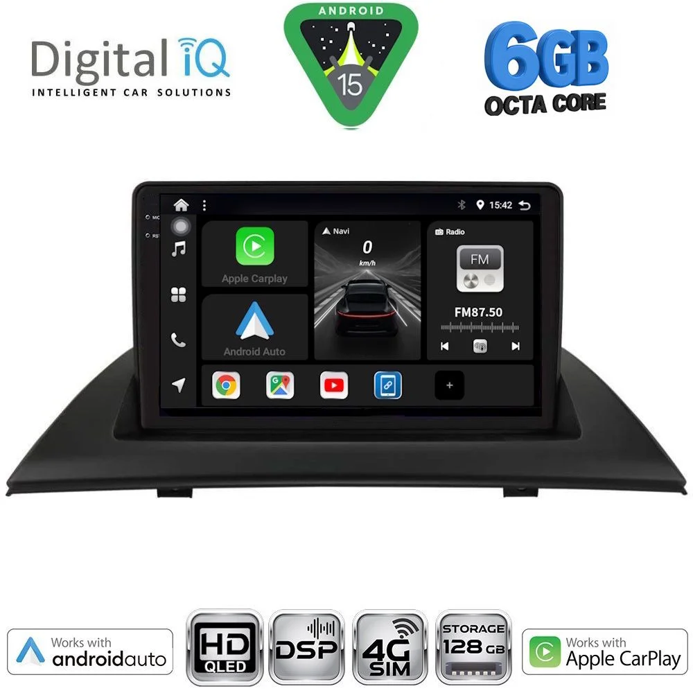 Φωτογραφία προϊόντος: DIGITAL IQ BXF 17058_CPAA (9inc) MULTIMEDIA TABLET for BMW X3 (E83) mod. 2003-2010