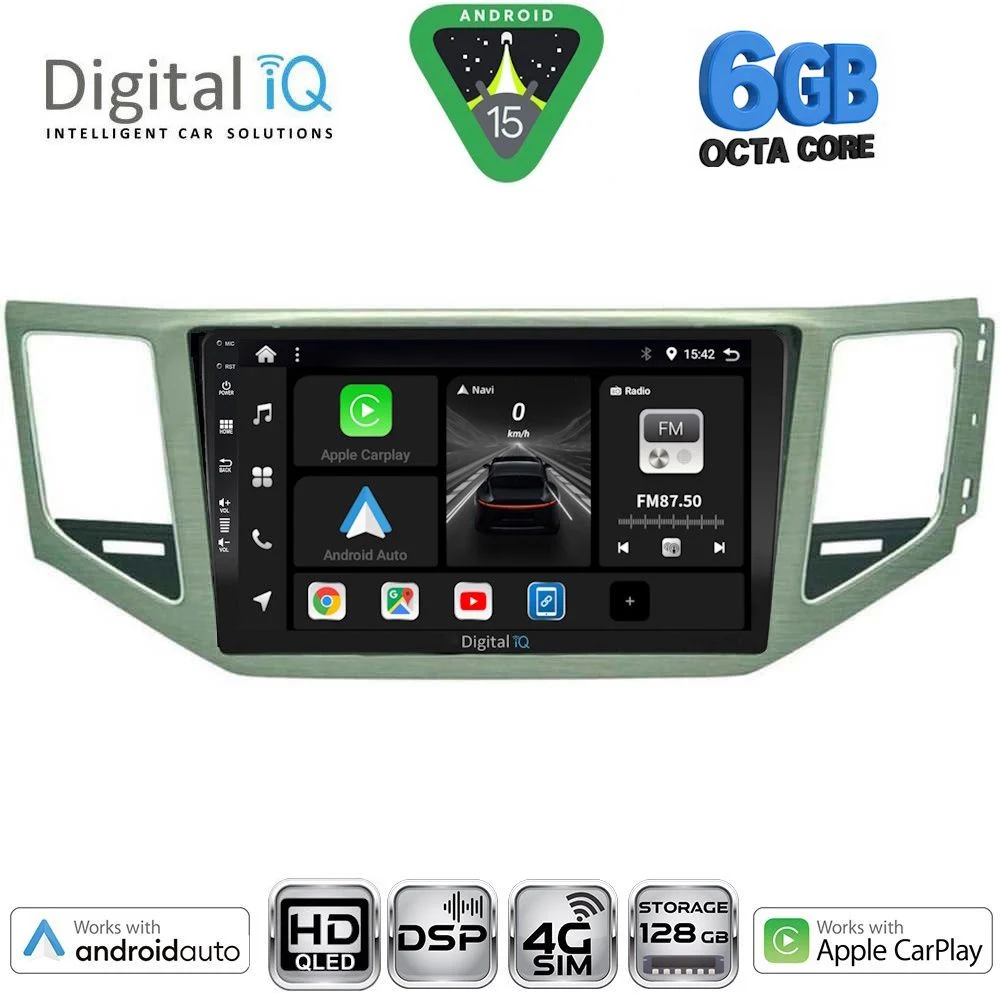 Φωτογραφία προϊόντος: DIGITAL IQ BXF 17745_CPAA (SL) (10inc) MULTIMEDIA TABLET for VW GOLF SPORTSVAN mod. 2014-2021