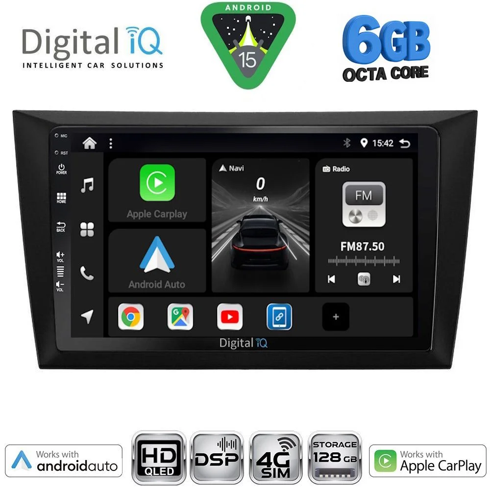 Φωτογραφία προϊόντος: DIGITAL IQ BXF 17746_CPAA (9inc) MULTIMEDIA TABLET for GOLF 6 mod. 2009-2012