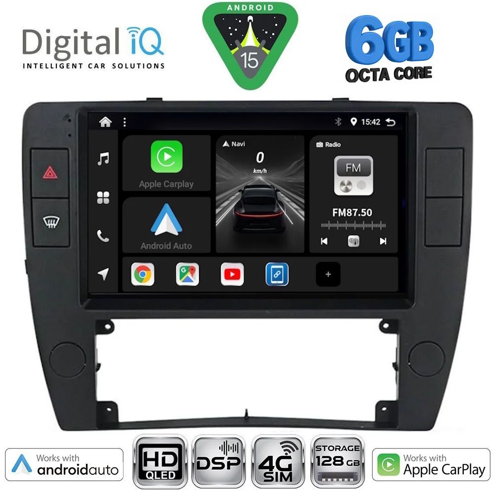 Φωτογραφία προϊόντος: DIGITAL IQ BXF 17749_CPAA (9inc) MULTIMEDIA TABLET for VW PASSAT mod. 2000-2005