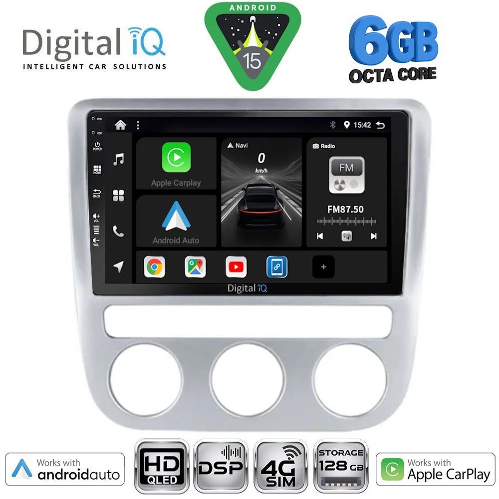 Φωτογραφία προϊόντος: DIGITAL IQ BXF 17752_CPAA CLIMA (9inc) MULTIMEDIA TABLET for VW EOS mod. 2006-2016 - SCIROCCO mod. 2008-2010