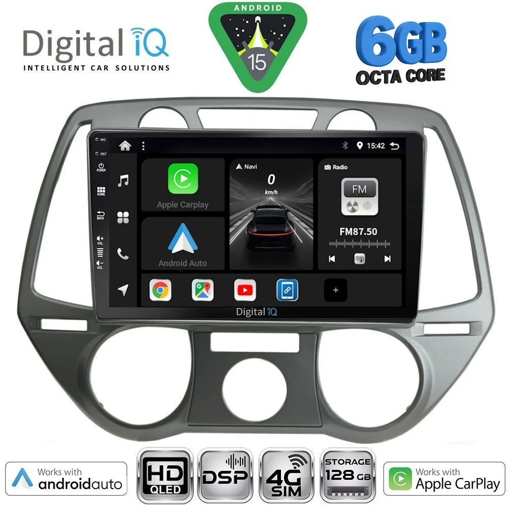 Φωτογραφία προϊόντος: DIGITAL IQ BXF 17228_CPAA A/C (9inc) MULTIMEDIA TABLET for HYUNDAI i20 mod. 2008-2012