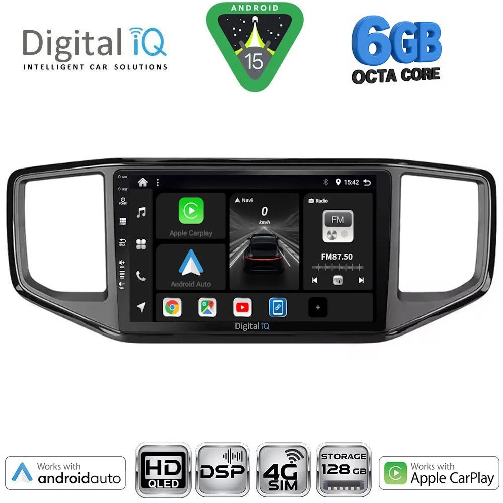 Φωτογραφία προϊόντος: DIGITAL IQ BXF 17754_CPAA (9inc) MULTIMEDIA TABLET for VW AMAROK mod. 2017-2022