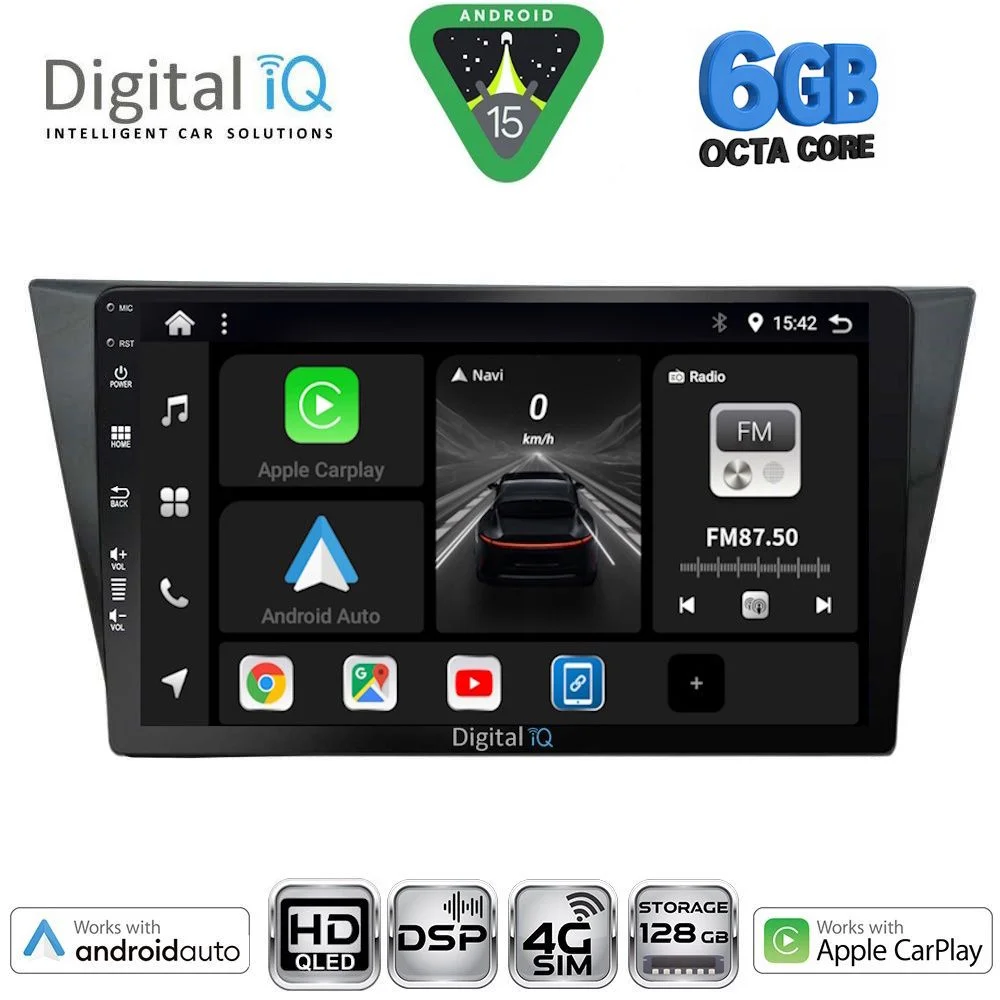 Φωτογραφία προϊόντος: DIGITAL IQ BXF 17761_CPAA (10inc) MULTIMEDIA TABLET for VW TIGUAN mod. 2016-2024