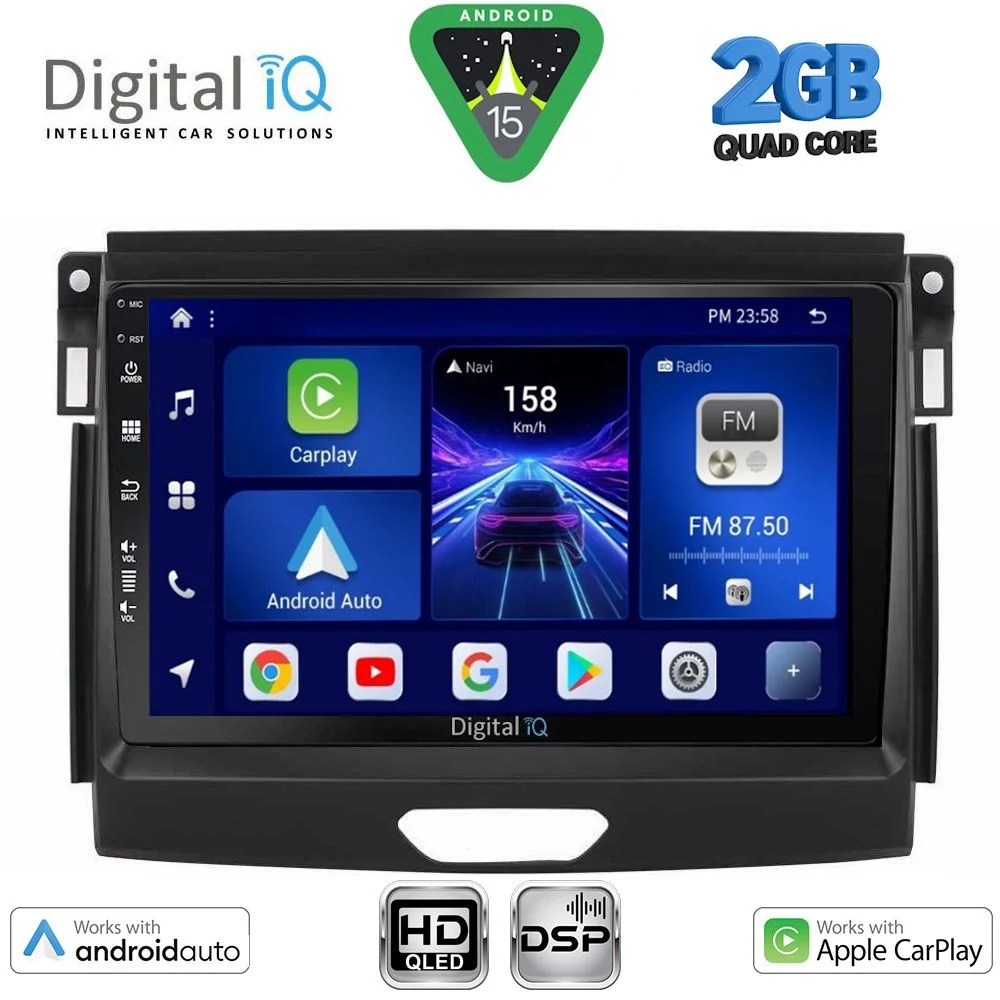 Φωτογραφία προϊόντος: DIGITAL IQ BXC 3172A_CPAA (9inc) MULTIMEDIA TABLET for FORD RANGER mod. 2015-2018