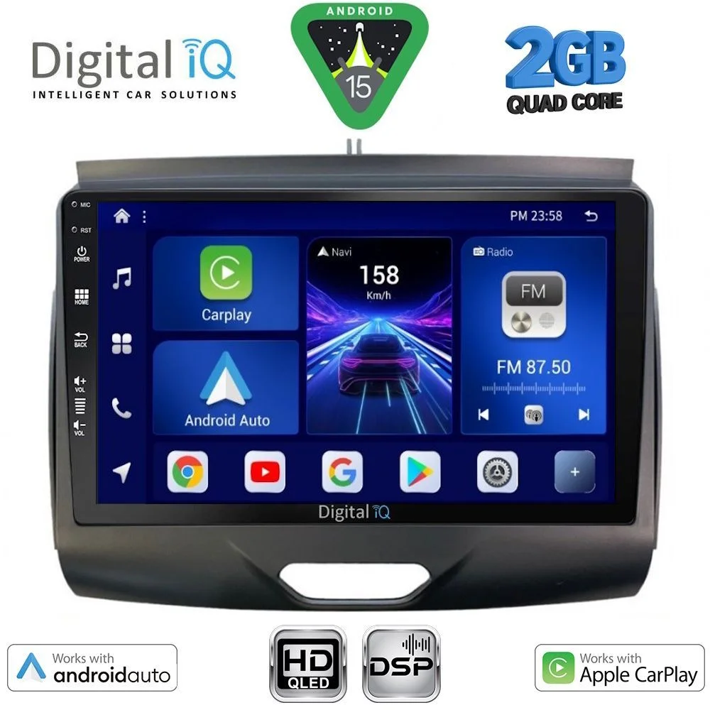 Φωτογραφία προϊόντος: DIGITAL IQ BXC 3172B_CPAA (9inc) MULTIMEDIA TABLET for FORD RANGER mod. 2015-2018