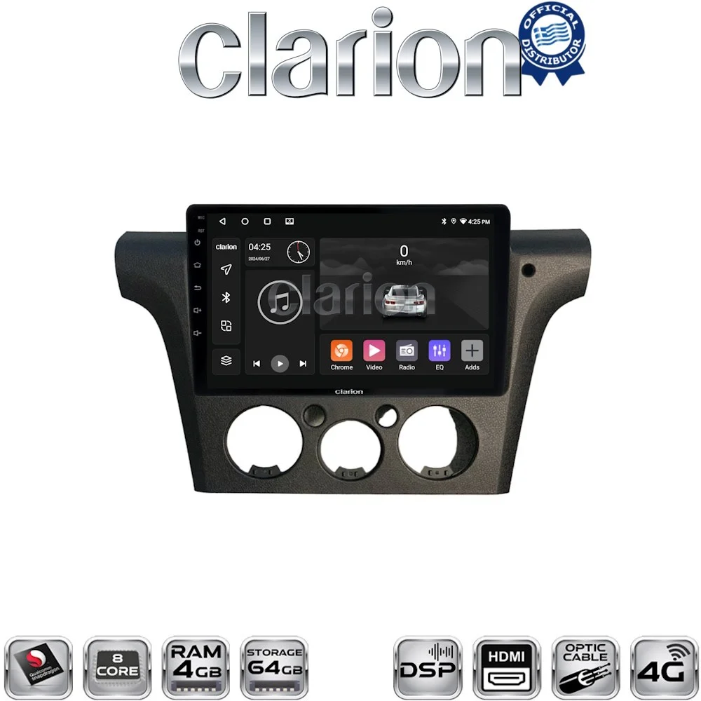 Φωτογραφία προϊόντος: Clarion OEM για Mitsubishi Outlander 2001 > 2006 με 8Core 4GB/64GB και 2Κ οθόνη