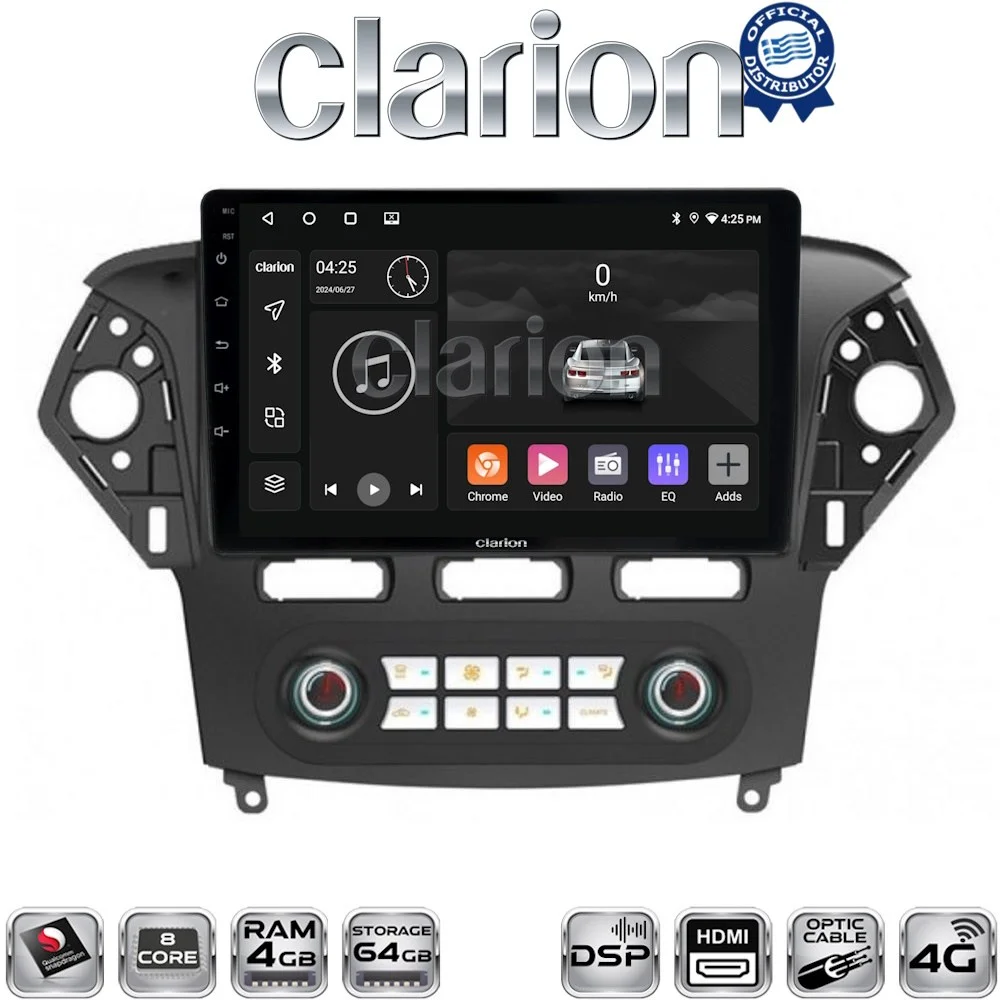 Φωτογραφία προϊόντος: Clarion OEM για Ford Mondeo 2010 > 2013 με 8Core 4GB/64GB και 2Κ οθόνη