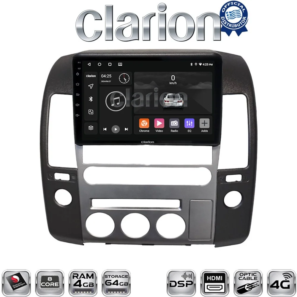 Φωτογραφία προϊόντος: Clarion OEM για Nissan Navara 2006 > 2016 με 8Core 4GB/64GB και 2Κ οθόνη
