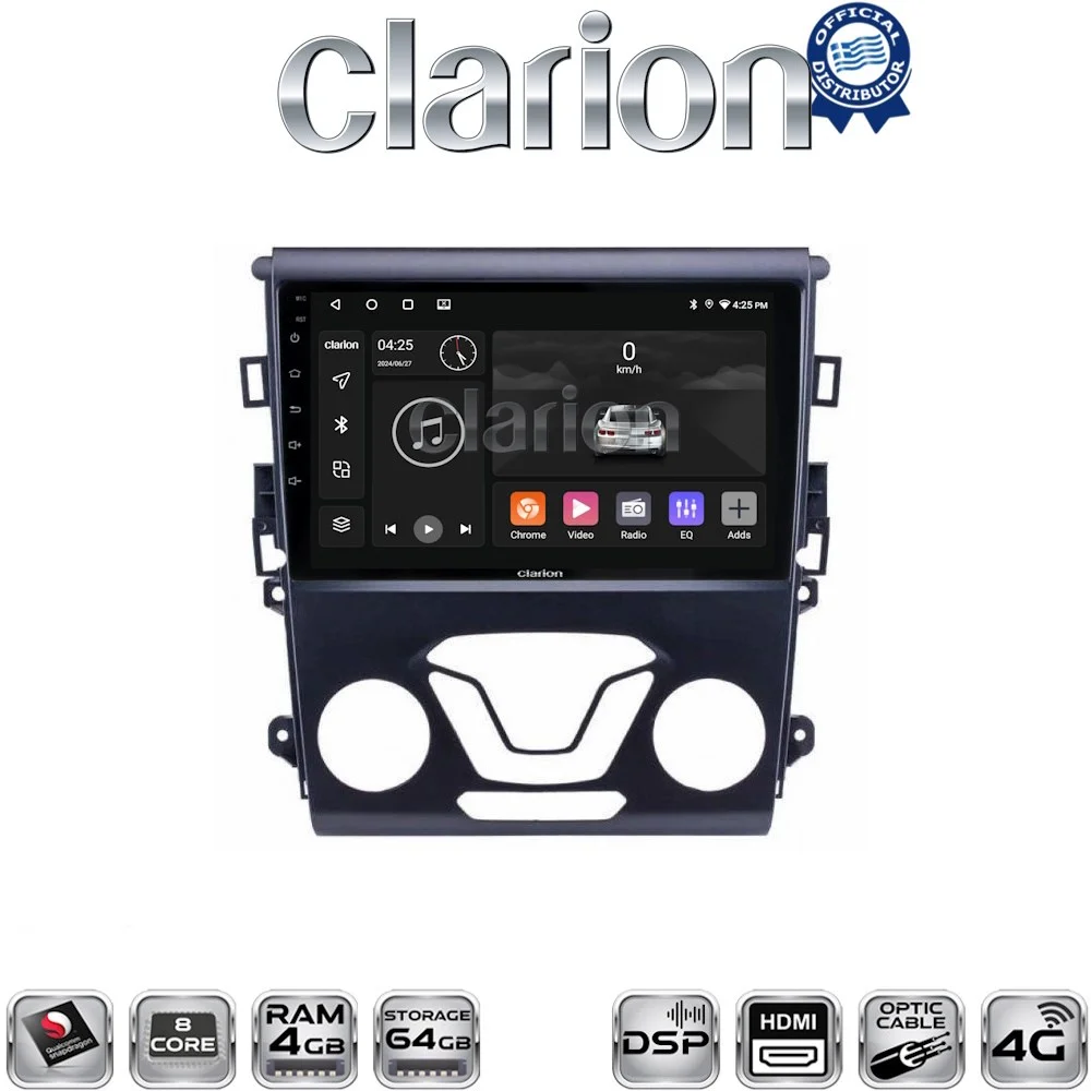 Φωτογραφία προϊόντος: Clarion OEM για Ford Mondeo 2014 > με 8Core 4GB/64GB και 2Κ οθόνη