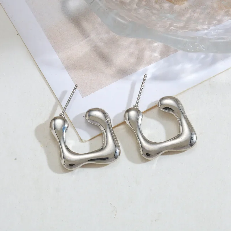 Φωτογραφία προϊόντος: Peach Jewelry Peach Jewerly Γυναικεία Σκουλαρίκια Από Ανοξείδωτο Ατσάλι 304 Γεωμετρικά