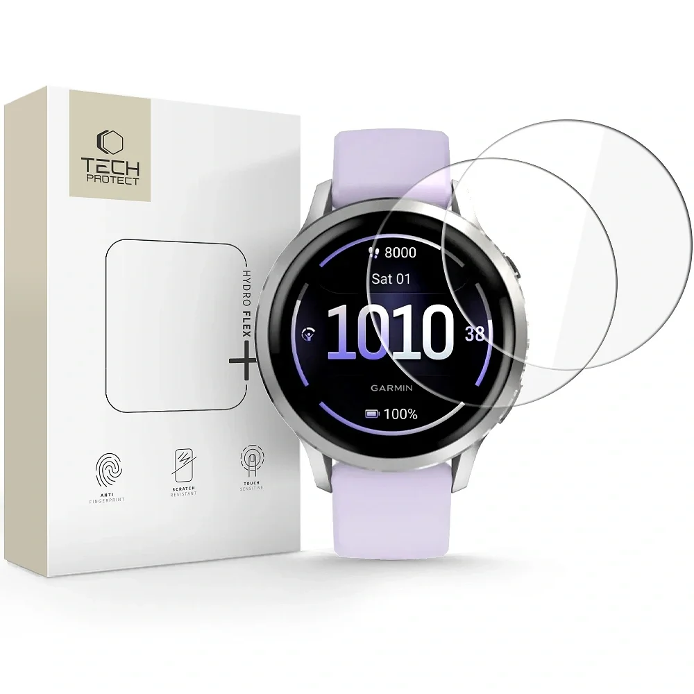 Φωτογραφία προϊόντος: Tech-Protect Hydro Flex+ 2‑Pack Garmin Venu 4 (41 mm) Clear