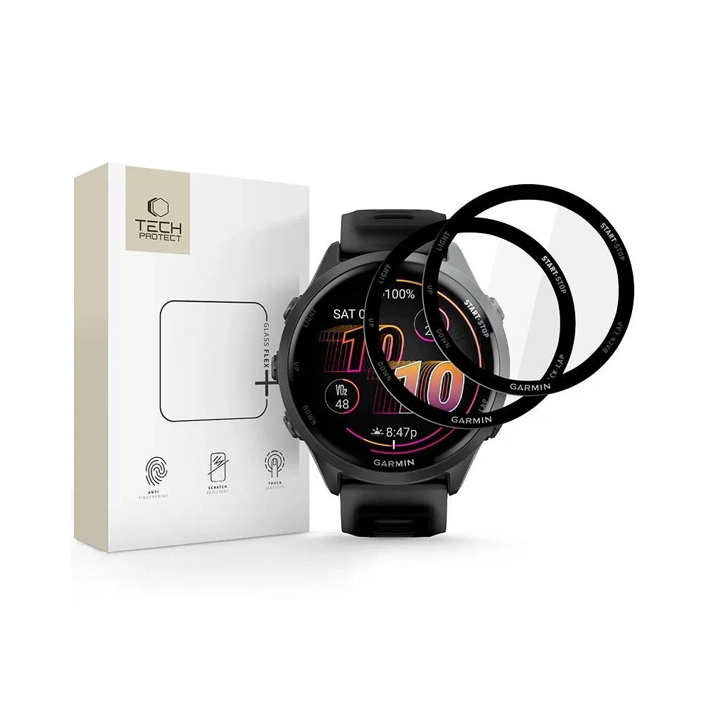 Φωτογραφία προϊόντος: Tech-Protect Glass Flex+ 2-Pack Garmin Forerunner 970 / 570 (47 mm) Black