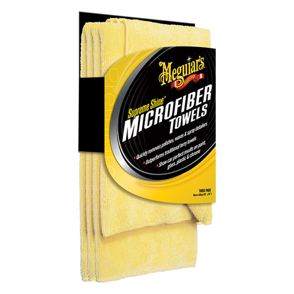 Φωτογραφία προϊόντος: MEGUIARS MEGUIAR'S Supreme Shine® Microfiber ΠΕΤΣΕΤΑ ΜΙΚΡΟΙΝΩΝ ΓΙΑ ΓΥΑΛΙΣΜΑ X2020EU 3τμχ