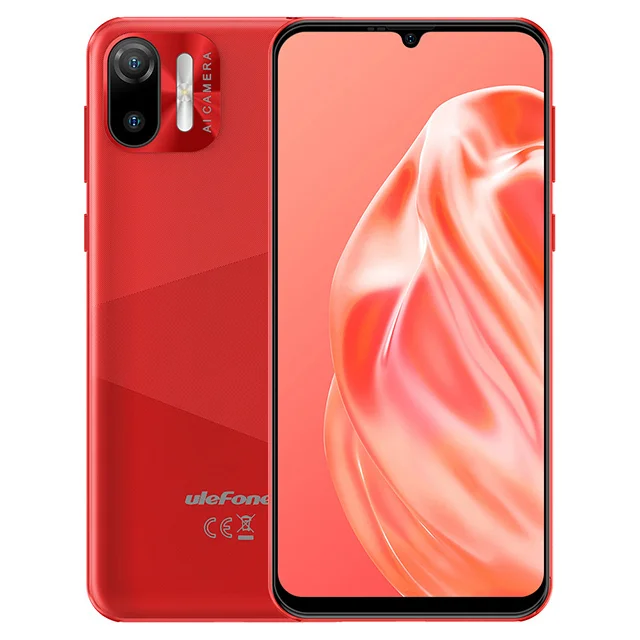 Φωτογραφία προϊόντος: SUNSHINE SS-057R Frosted Hydrogel Τζαμάκι Προστασίας για Ulefone Note 6 Dual SIM (1GB/32GB) Κόκκινο