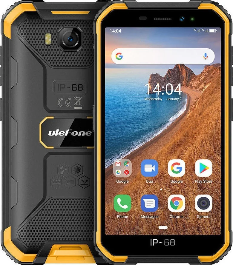 Φωτογραφία προϊόντος: SUNSHINE SS-057R Frosted Hydrogel Τζαμάκι Προστασίας για Ulefone Armor X6 Dual SIM (2GB/16GB) Ανθεκτικό Smartphone Πορτοκαλί