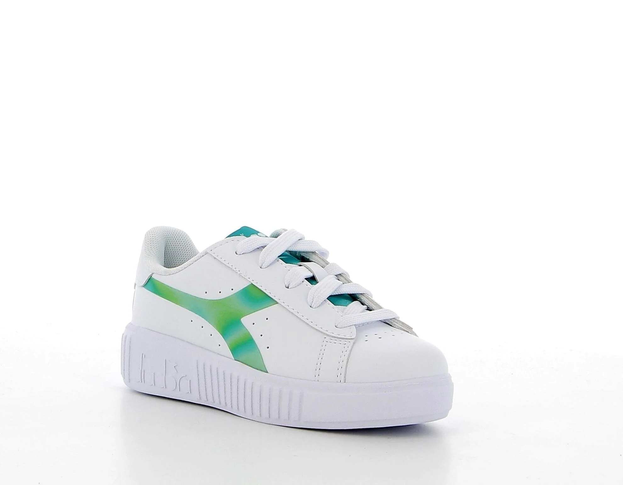 Φωτογραφία προϊόντος: Diadora Sneaker Για Κορίτσι Λευκό/Πράσινο Ιριδίζον