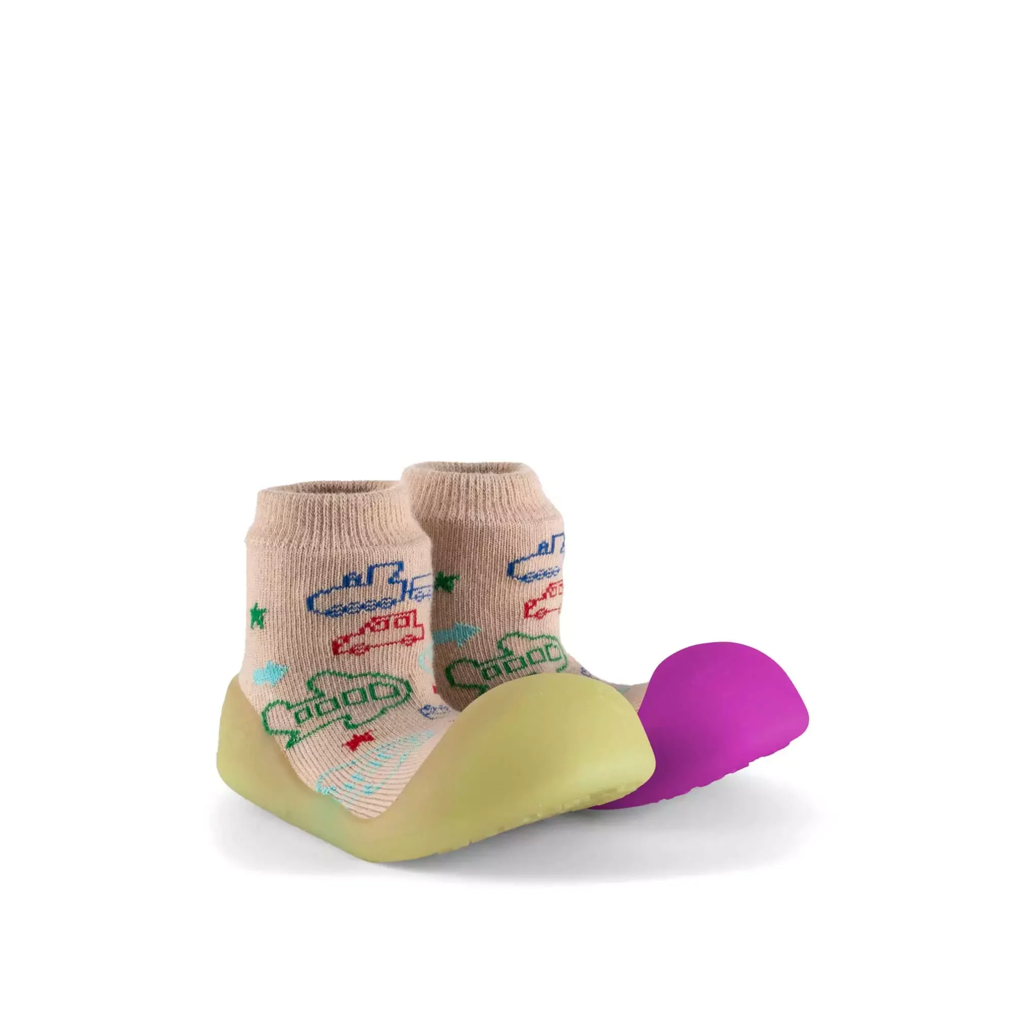 Φωτογραφία προϊόντος: Chameleon Big Toes Βρεφικά Παπουτσάκια Που Αλλάζουν Χρώμα Στον Ήλιο Για Αγόρι Μπέζ Vehicle