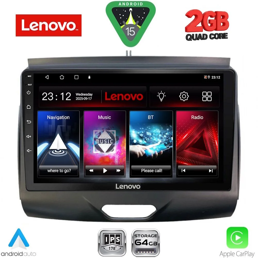Φωτογραφία προϊόντος: LENOVO LVD 2172B_CPA (9inc) MULTIMEDIA TABLET for FORD RANGER mod. 2015-2018