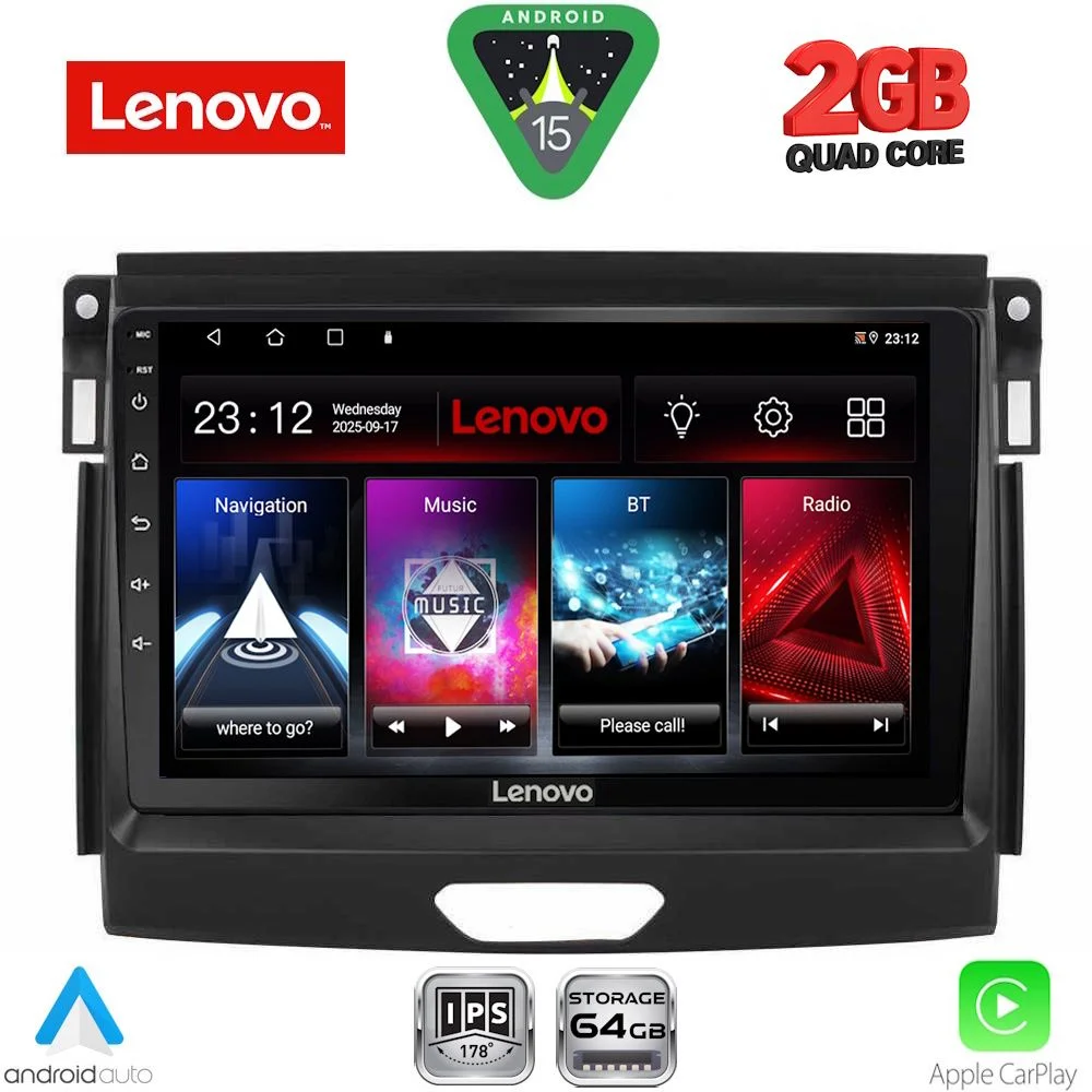 Φωτογραφία προϊόντος: LENOVO LVD 2172A_CPA (9inc) MULTIMEDIA TABLET for FORD RANGER mod. 2015-2018