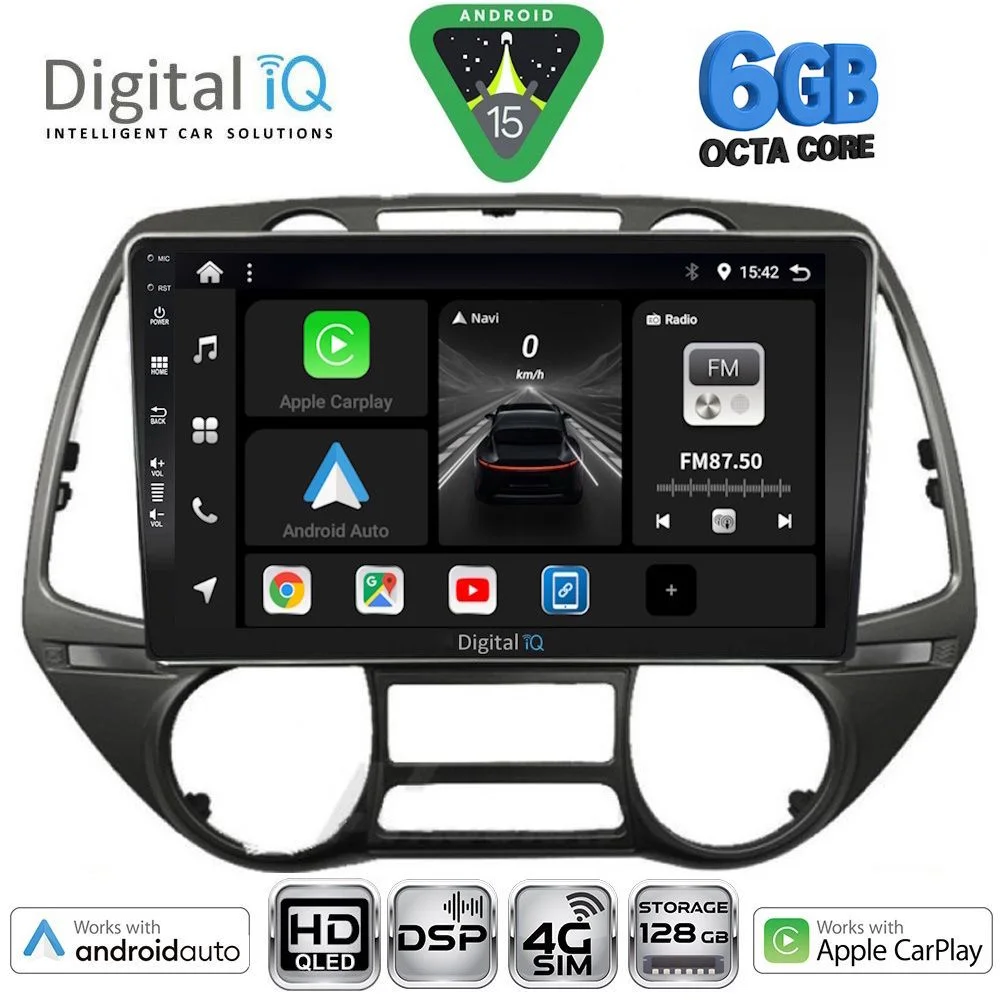 Φωτογραφία προϊόντος: DIGITAL IQ BXF 17226_CPAA (9inc) MULTIMEDIA TABLET for HYUNDAI i20 mod. 2008-2014