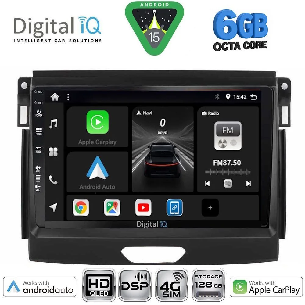 Φωτογραφία προϊόντος: DIGITAL IQ BXF 17172A_CPAA (9inc) MULTIMEDIA TABLET for FORD RANGER mod. 2015-2018