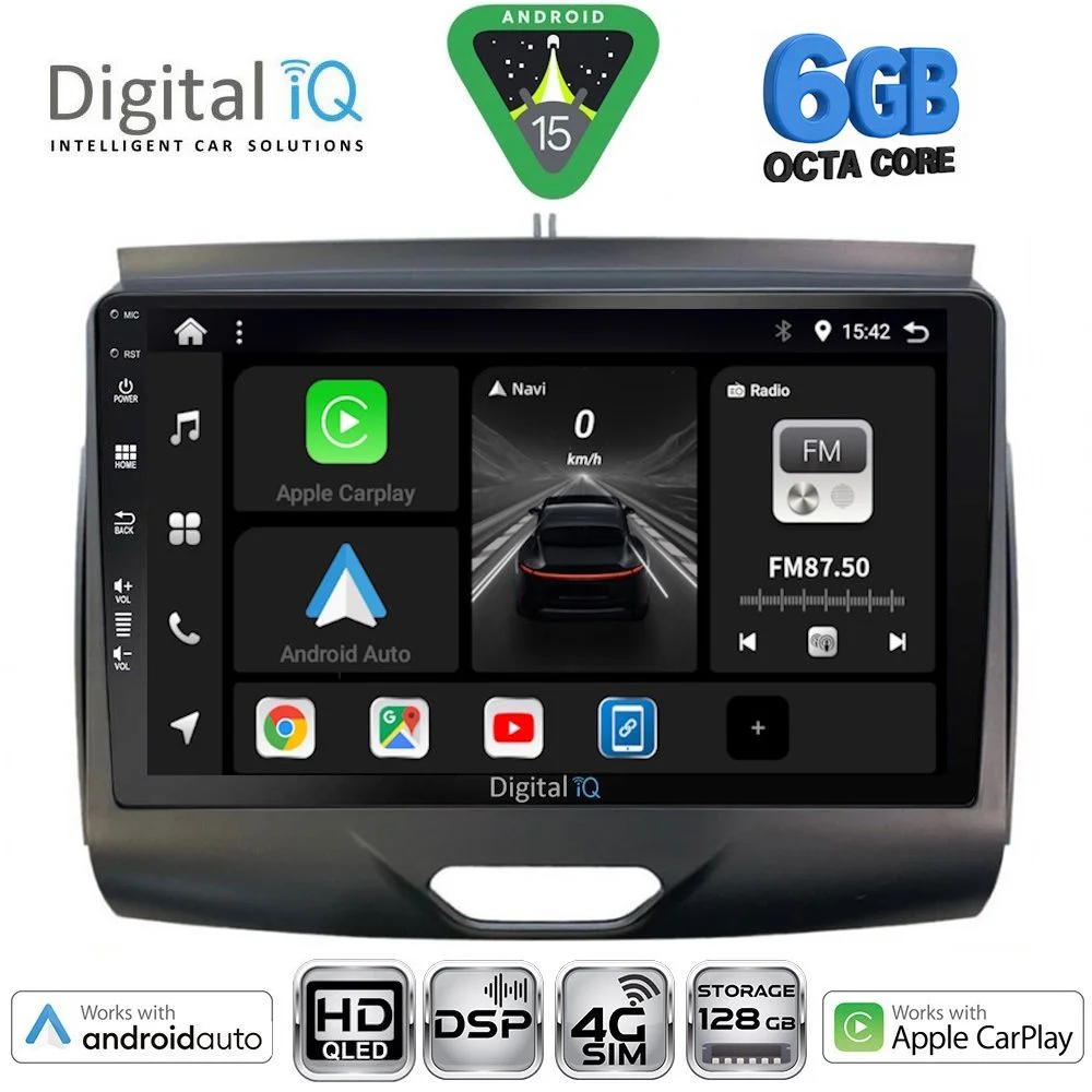 Φωτογραφία προϊόντος: DIGITAL IQ BXF 17172B_CPAA (9inc) MULTIMEDIA TABLET for FORD RANGER mod. 2015-2018