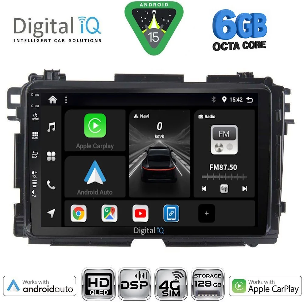 Φωτογραφία προϊόντος: DIGITAL IQ BXF 17201_CPAA (9inc) MULTIMEDIA TABLET for HONDA HRV mod. 2015-2021