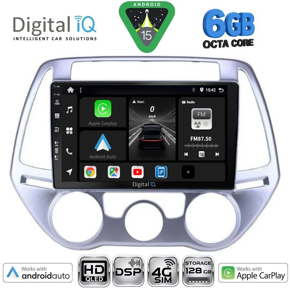 Φωτογραφία προϊόντος: DIGITAL IQ BXF 17227_CPAA A/C (9inc) MULTIMEDIA TABLET for HYUNDAI i20 mod. 2008-2012