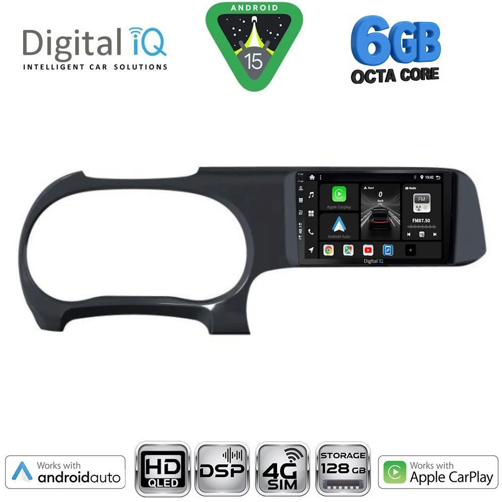 Φωτογραφία προϊόντος: DIGITAL IQ BXF 17225_CPAA (9inc) MULTIMEDIA TABLET for HYUNDAI i10 mod. 2020-2026