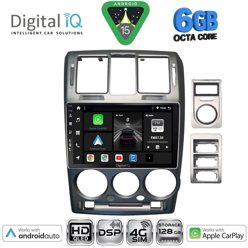 Φωτογραφία προϊόντος: DIGITAL IQ BXF 17222GR_CPAA (9inc) MULTIMEDIA TABLET for HYUNDAI GETZ mod. 2002-2011 (GREY)