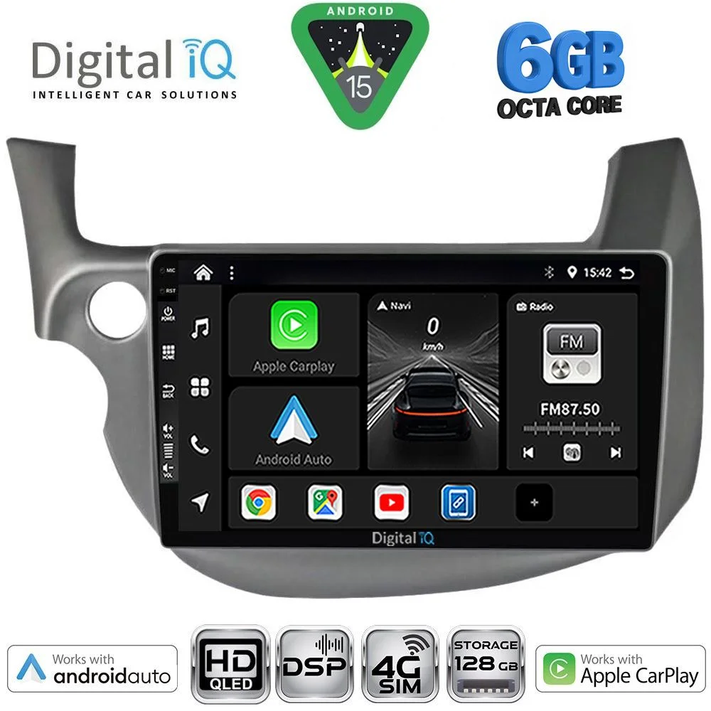 Φωτογραφία προϊόντος: DIGITAL IQ BXF 17211_CPAA (10inc) MULTIMEDIA TABLET for HONDA JAZZ mod. 2008-2012