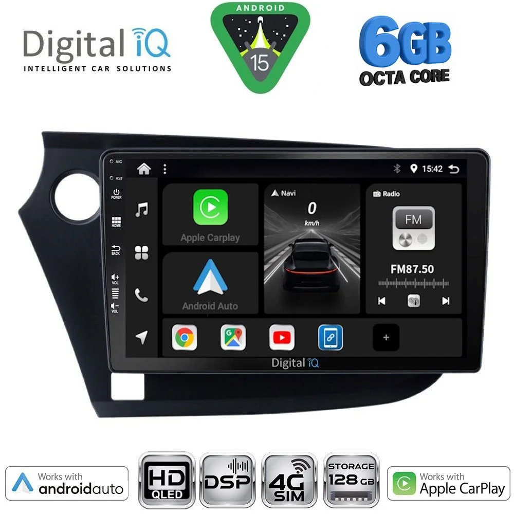 Φωτογραφία προϊόντος: DIGITAL IQ BXF 17205_CPAA (9inc) MULTIMEDIA TABLET for HONDA INSIGHT mod. 2009-2014