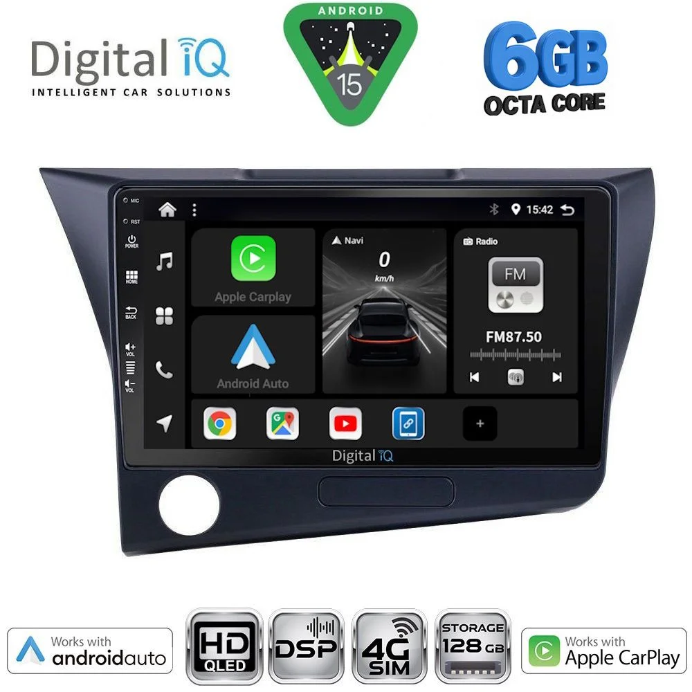Φωτογραφία προϊόντος: DIGITAL IQ BXF 17203_CPAA (9inc) MULTIMEDIA TABLET for HONDA CRZ mod. 2010-2016