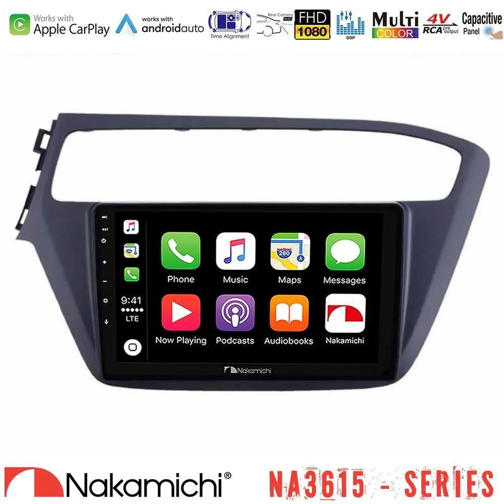 Φωτογραφία προϊόντος: Nakamichi NA3615 Series Με Wireless Carplay & Android Auto Hyundai i20 2018-2020 Media Station Tablet 9