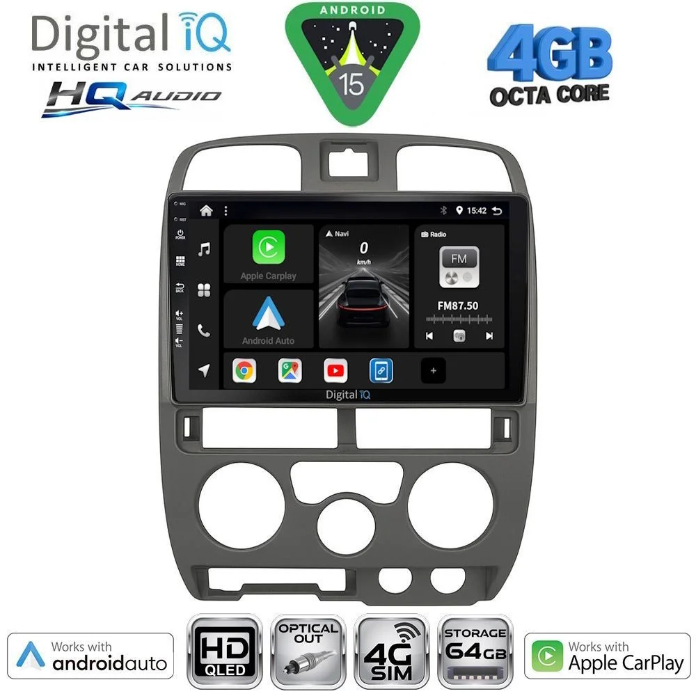 Φωτογραφία προϊόντος: DIGITAL IQ BXK 19253GR_CPAA (9inc) MULTIMEDIA TABLET for ISUZU D-MAX mod. 2002-2008 (GREY)