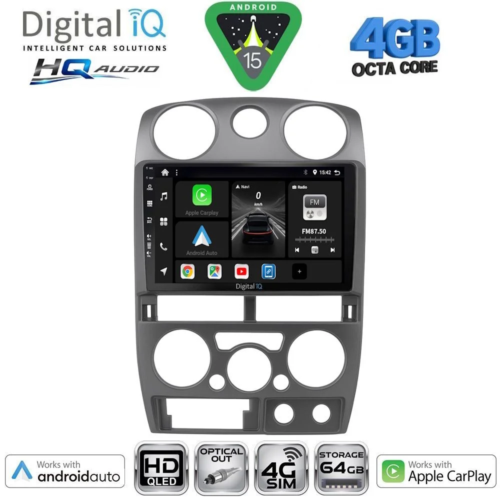 Φωτογραφία προϊόντος: DIGITAL IQ BXK 19254GR_CPAA (9inc) MULTIMEDIA TABLET for ISUZU D-MAX mod. 2008-2012 (GREY)
