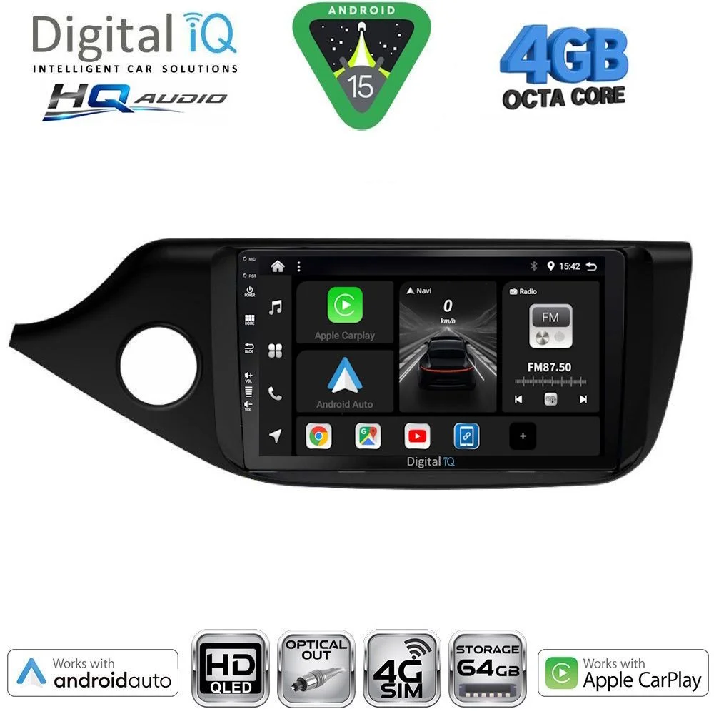 Φωτογραφία προϊόντος: DIGITAL IQ BXK 19302_CPAA (9inc) MULTIMEDIA TABLET for KIA CEED mod. 2012-2018