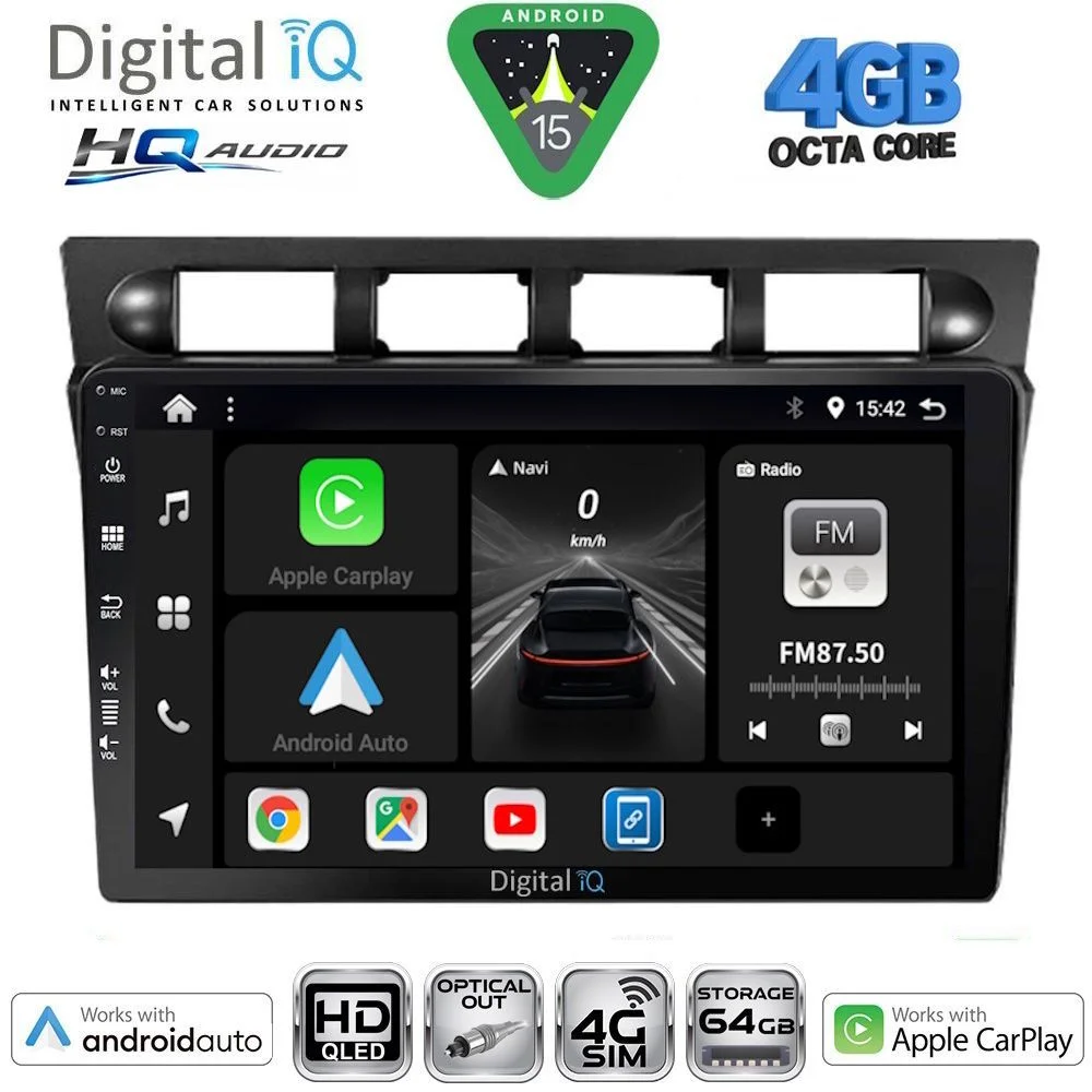 Φωτογραφία προϊόντος: DIGITAL IQ BXK 19306_CPAA (9inc) MULTIMEDIA TABLET for KIA PICANTO mod. 2004-2008